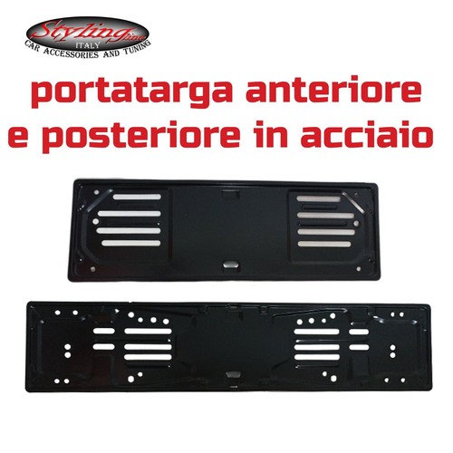 Kit portatarga auto anteriore - portatarga,