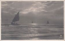 24-33A) CARTOLINA BARCHE A VELA