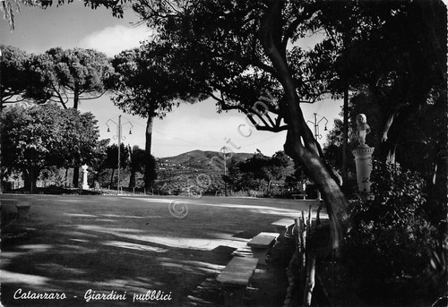 Cartolina catanzaro giardini - cartolina,