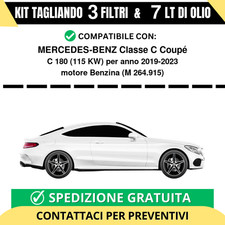 Tagliando per MERCEDES-BENZ Classe C Coupé C 180 115 kw Benzina 2019-2023 - 7...