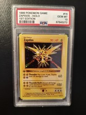 Carta Zapdos Holo 16/102