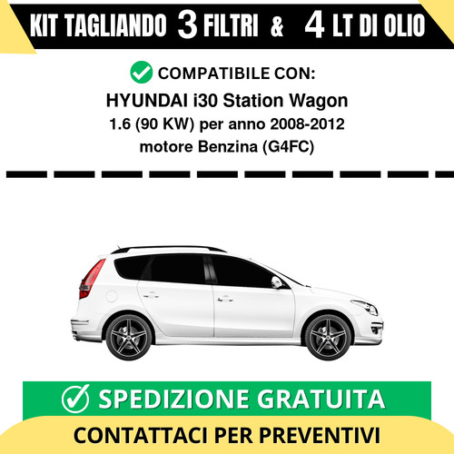 Tagliando per hyundai i30 - per,