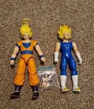 Pacchetto figure Bandai Dragon Ball Z Super Dragon Stars Ss2 Goku + Majin Vegeta
