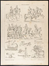 1860 Incisione Storia: Greci E