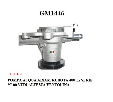 Pompa acqua aixam kubota - acqua,