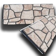 CAPPOTTO esterno - interno Pannello STYROFOAM e PIETRA NATURALE 120x50cm spess.