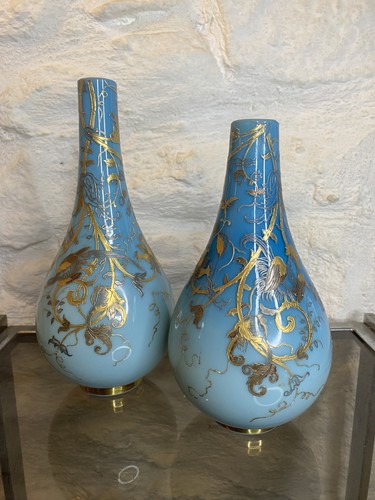 Paire vases harrach - paire, de