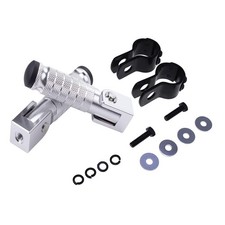 2 pezzi poggiapiedi per moto in alluminio per forniture professionali