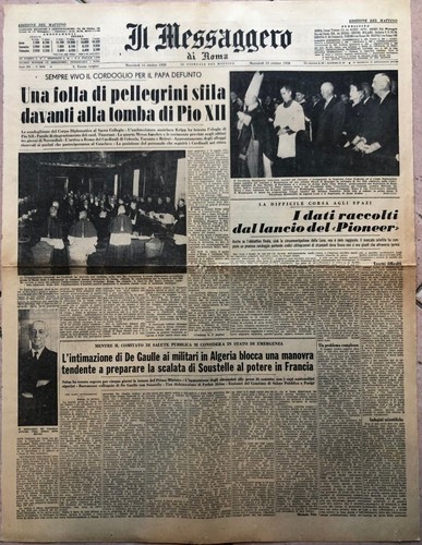 Tomba pio xii - giornale, il