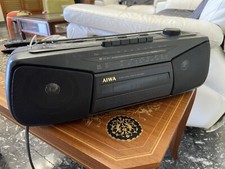 AIWA CS N 15 RADIO CASSETTE RECORDER FUNZIONANTE MUSICASSETTE PORTATILE
