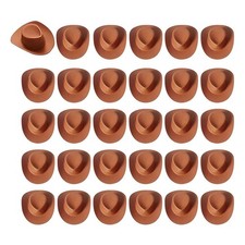 30 PEZZI Cappelli da Cowboy per Festa, Cappello da Cowboy Cupcake Toppers, Little Tiny4772