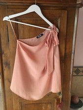 Missguided Top monospalla rosa