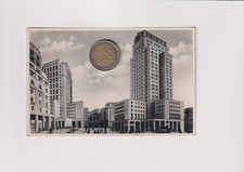 GENOVA - Via Dante e i due Grattacieli - fp - vg. 1945 - Ed. Dell'Armi