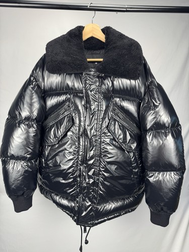 Dsquared2 black glossy puffer - black,