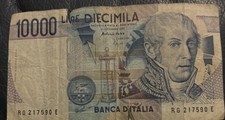 Italia 10000 lire lacrima