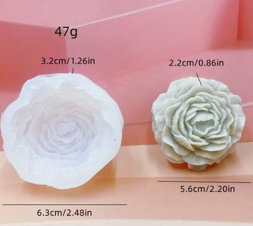 Stampo mini peonia cm - stampo, 5
