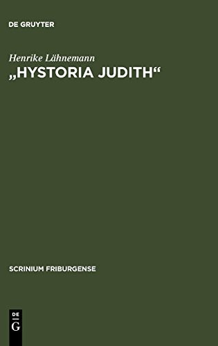Hystoria judith deutsche - "hystoria,