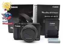 [QUASI COME NUOVO in scatola] Canon PowerShot G1 X Mark II fotocamera digitale nera GIAPPONE