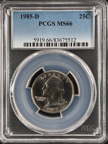 1985 25c washington quarto - 25c,