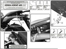 GIVI TELAIETTI BORSE SOFFICI LATERALI HONDA HORNET 600 2007-2010