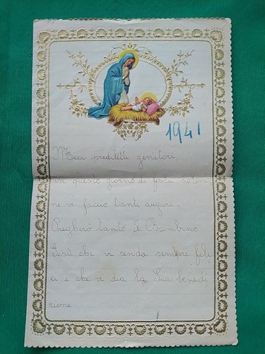 1941 letterina natale ai - letterina,