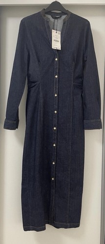 Abito camicia midi denim - , blu