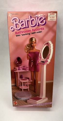 Barbie 1985 scala bagno - 1985,