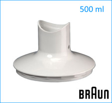 Coperchio per Bicchiere 500 ml Tritatutto Minipimer BRAUN Ricambi Multiquick 3