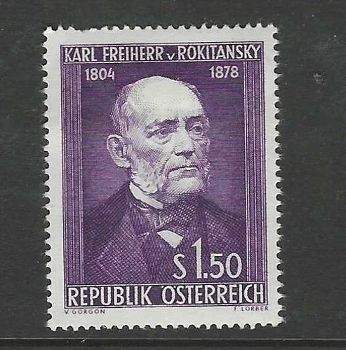 Austria 1954 von rokitansky - austria,