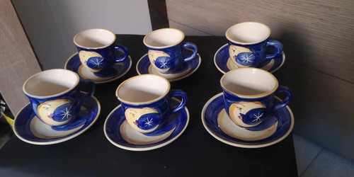 Servizio caffe 6 pezzi - servizio,