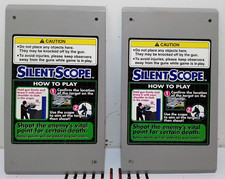Konami SILENT SCOPE arcade game original GUN UNIT FRONT PANELS/ Pannelli