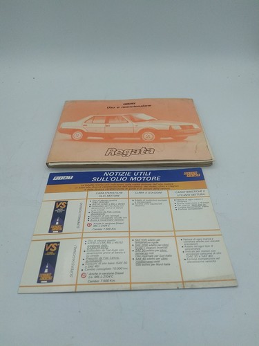Libretto uso manutenzione - manutenzione, fiat