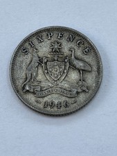 6 PENCE AUSTRALIA GIORGIO VI
