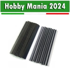 Connettori 5x Strip line Femmina 5x Strip line Maschio 40 pin passo 2,54mm PCB