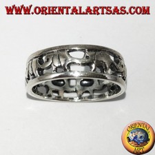 Anello fascia in argento 925