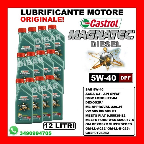 Olio castrol magnatec diesel - castrol,