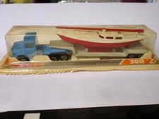 MAJORETTE 1/87 - SEMI VOILIER CAMION TRASPORTO BARCA N° 365 2 MADE IN FRANCE
