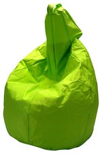 POLTRONA SACCO BEAN BAG POUF PUFF IN NYLON IMBOTTITO - VERDE - MADE IN ITALY!