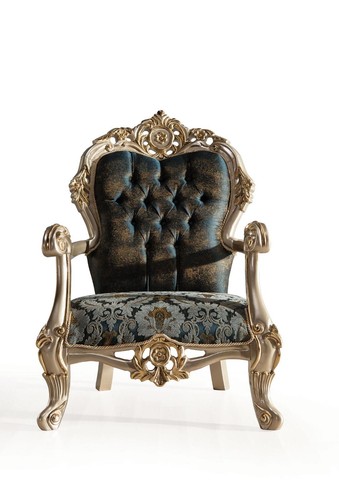 Poltrona barocca chesterfield - poltrona,