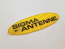 Adesivo stickers vintage SIGMA ANTENNE Mantova ( Anni 80 )