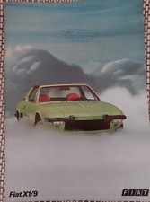 Depliant Fiat X 1/9 Bertone -