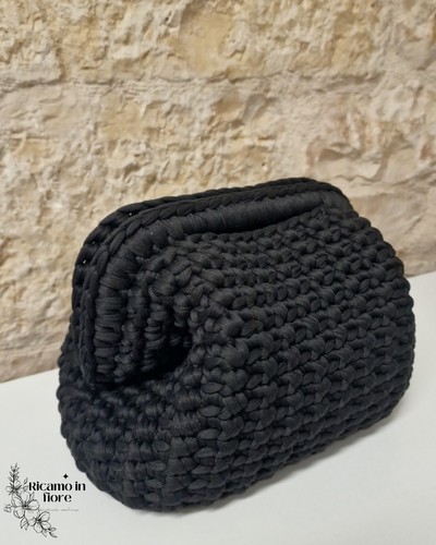 Borsa uncinetto artigianale - borsa,