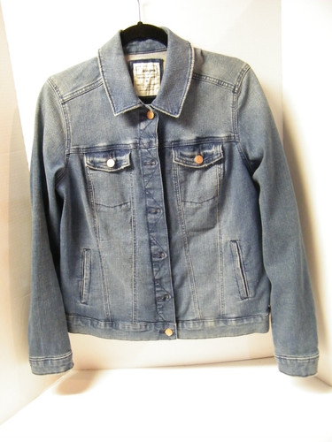 Giacca jeans blu ricamata - di,