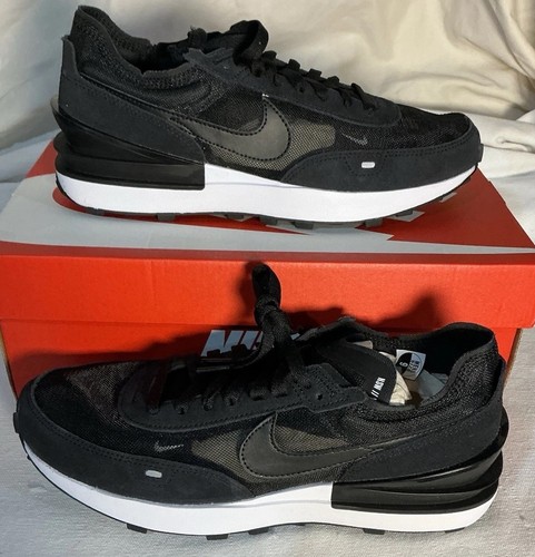 Nike waffle one nero bianco - waffle, nero/bianco