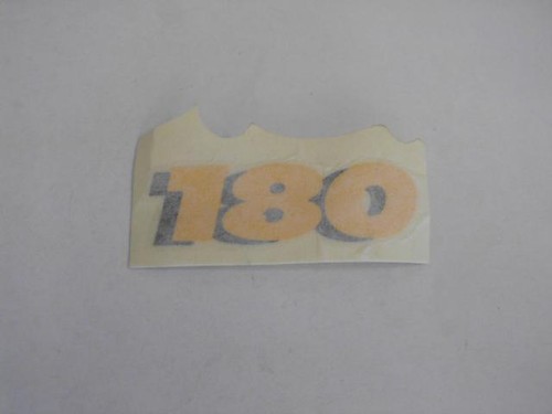 Targhetta laterale 180 - targhetta, "180"