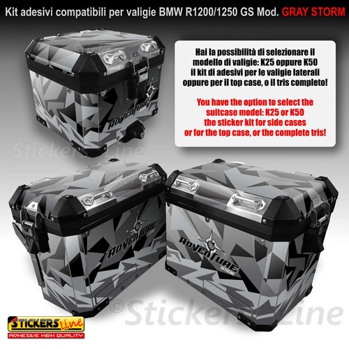 Kit adesivi valigie top case - adesivi,