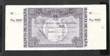 1000 pesetas 1937 bilbao con - 1000,