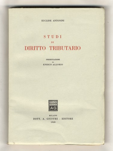 Studi diritto tributario - studi, di