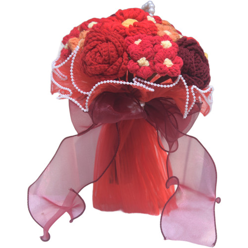 Bouquet rose lavorato a - di,
