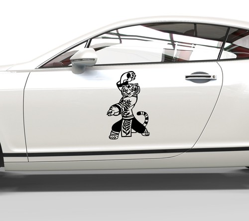 Adesivo auto kung panda - adesivo, fu